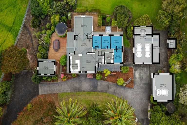 Photo of property in 25 Hawkes Access Road, Waitoki, Silverdale, 0994