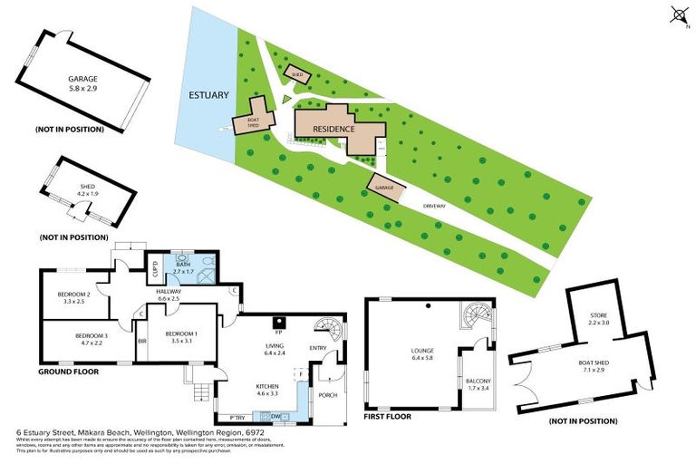 Photo of property in 6 Estuary Street, Makara Beach, Karori, 6972