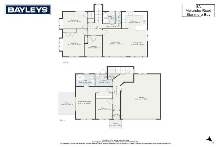 Photo of property in 8a Melandra Road, Stanmore Bay, Whangaparaoa, 0932