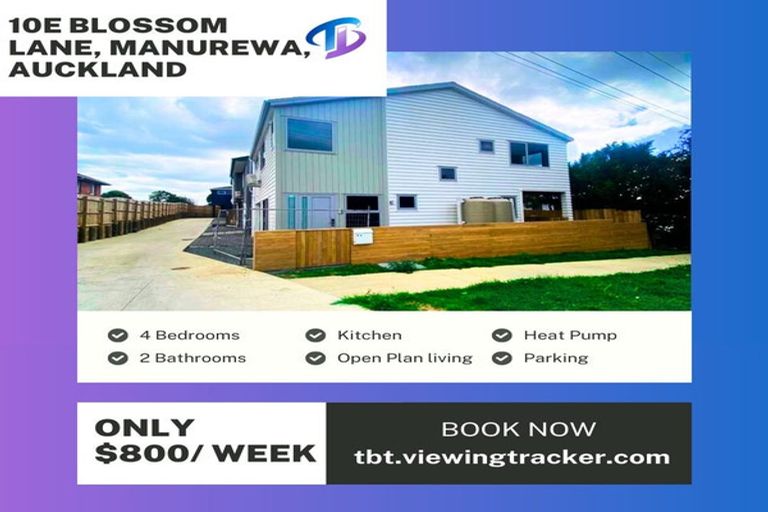 Photo of property in 10e Blossom Lane, Manurewa, Auckland, 2102