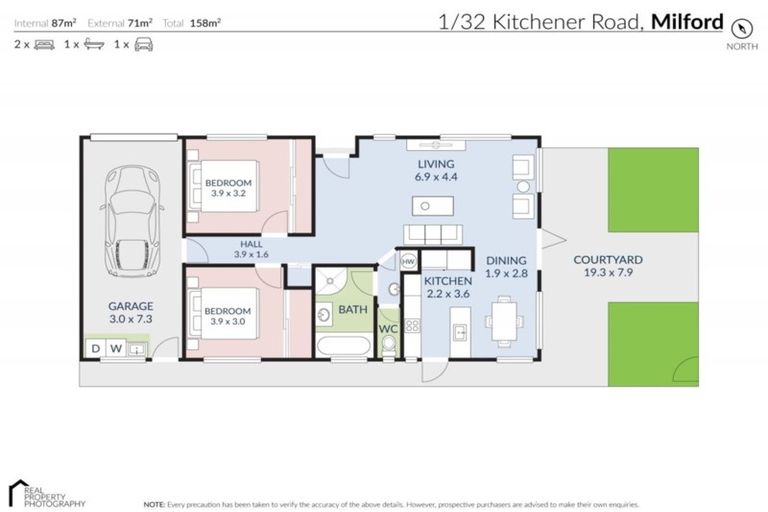 Photo of property in 1/32 Kitchener Road, Milford, Auckland, 0620
