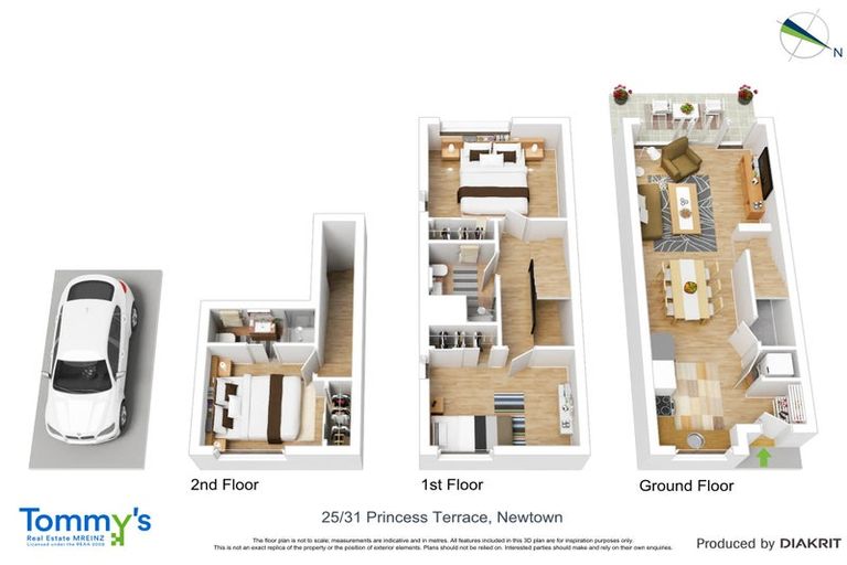 Photo of property in 25/31 Princess Terrace, Newtown, Wellington, 6021