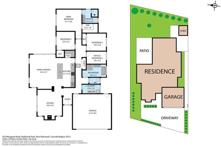 Photo of property in 425 Mangorei Road, Highlands Park, New Plymouth, 4312