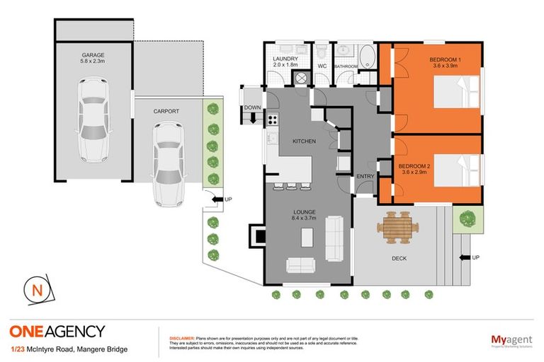 Photo of property in 23 Mcintyre Road, Mangere Bridge, Auckland, 2022