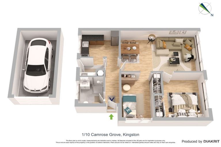 Photo of property in 1/10 Camrose Grove, Kingston, Wellington, 6021