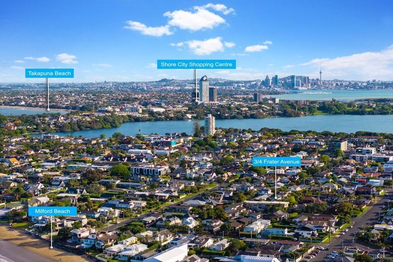 Photo of property in 3/4 Frater Avenue, Milford, Auckland, 0620