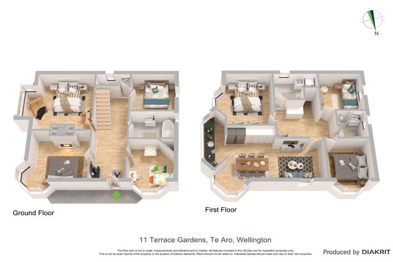 Photo of property in 11 Terrace Gardens, Te Aro, Wellington, 6011