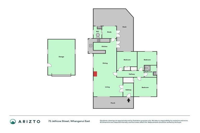 Photo of property in 72 Jellicoe Street, Whanganui East, Whanganui, 4500