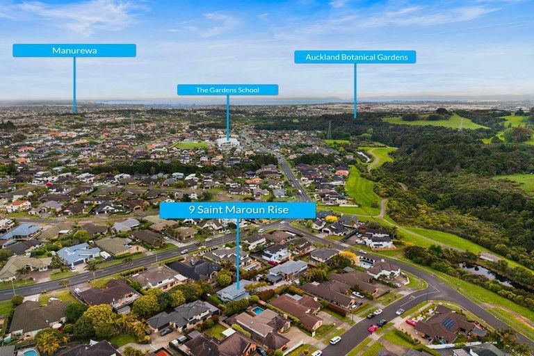 Photo of property in 9 Saint Maroun Rise, The Gardens, Auckland, 2105