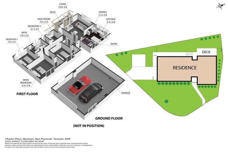 Photo of property in 1 Ruskin Place, Westown, New Plymouth, 4310