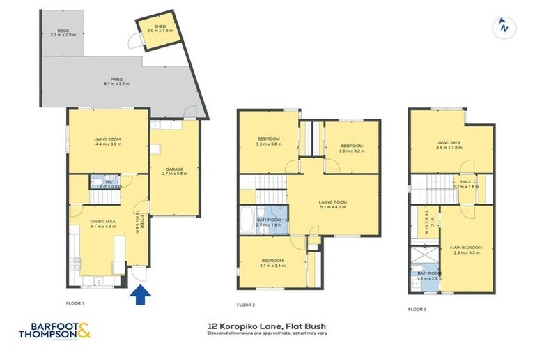 Photo of property in 12 Koropiko Lane, Flat Bush, Auckland, 2019