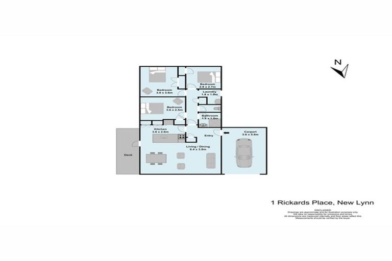 Photo of property in 1 Rickards Place, New Lynn, Auckland, 0600