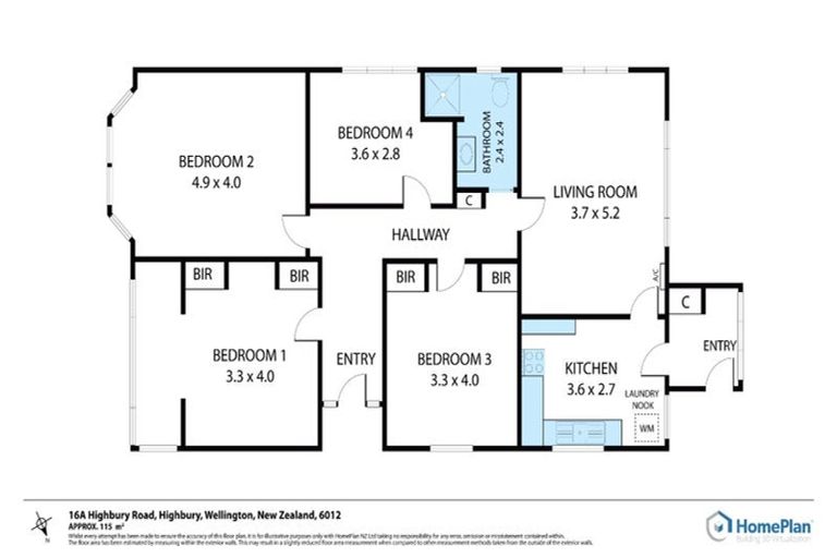 Photo of property in 16 Highbury Road, Highbury, Wellington, 6012