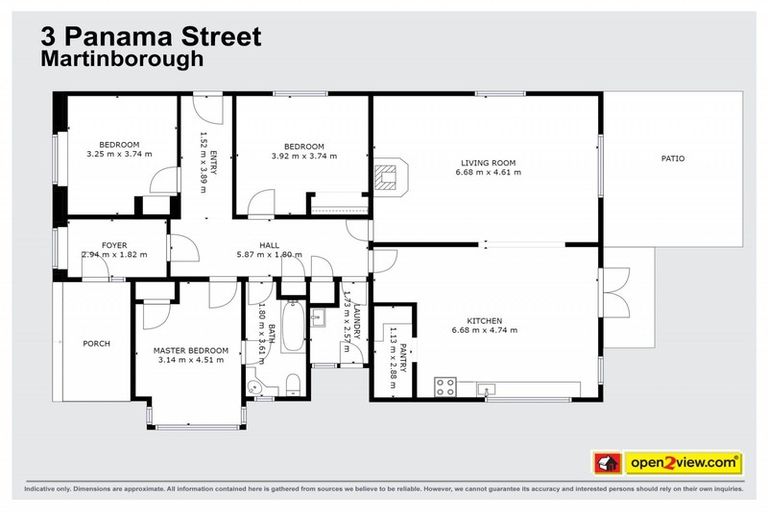 Photo of property in 3 Panama Street, Martinborough, 5711