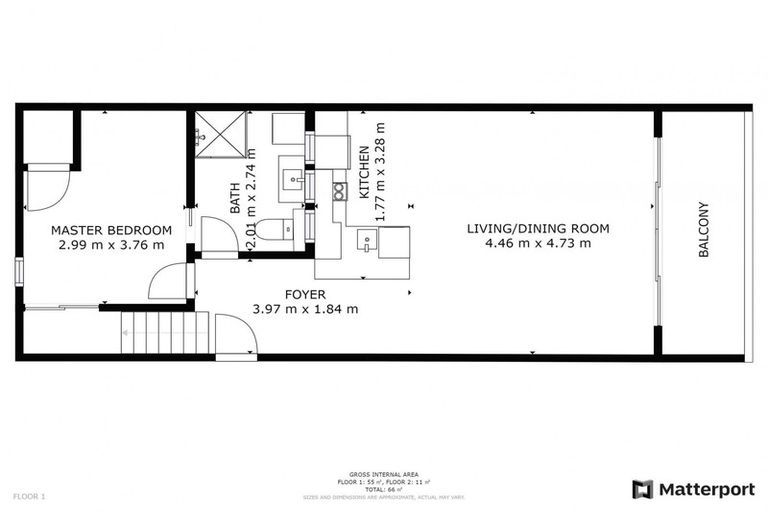 Photo of property in Metro Apartments, 5/220 Thorndon Quay, Pipitea, Wellington, 6011