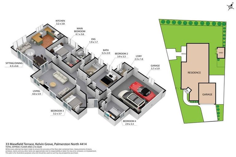 Photo of property in 33 Masefield Terrace, Kelvin Grove, Palmerston North, 4414