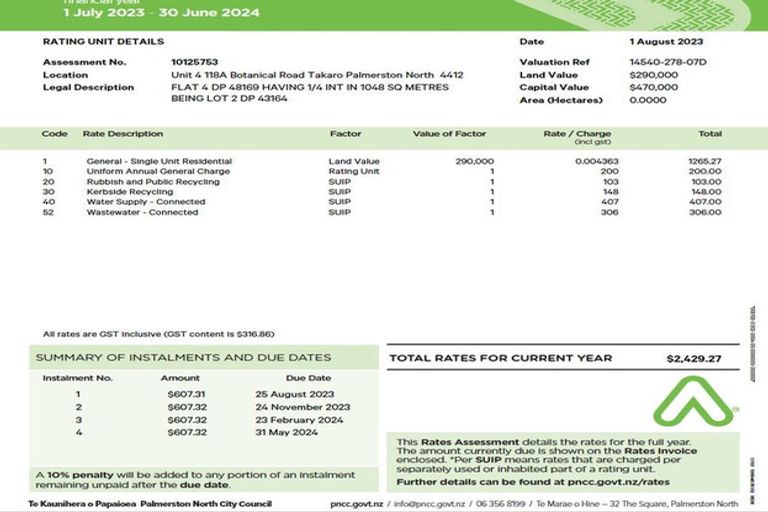 Photo of property in 118a Botanical Road, Takaro, Palmerston North, 4412