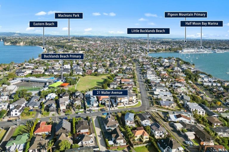 Photo of property in 21 Waller Avenue, Bucklands Beach, Auckland, 2012