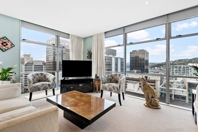 Photo of property in Jellicoe Towers, 191 The Terrace, Wellington Central, Wellington, 6011