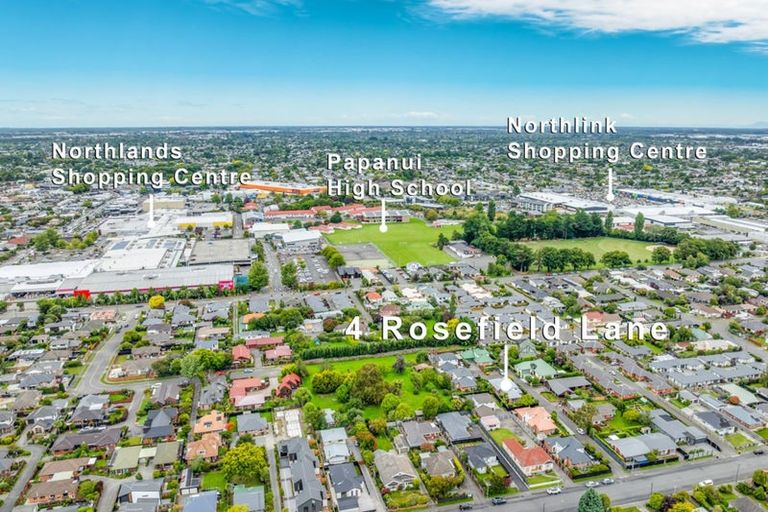 Photo of property in 4 Rosefield Lane, Northcote, Christchurch, 8052
