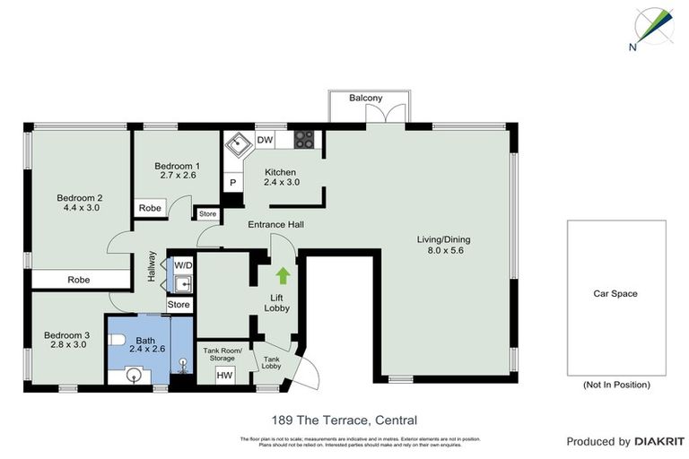 Photo of property in Jellicoe Towers, 191 The Terrace, Wellington Central, Wellington, 6011