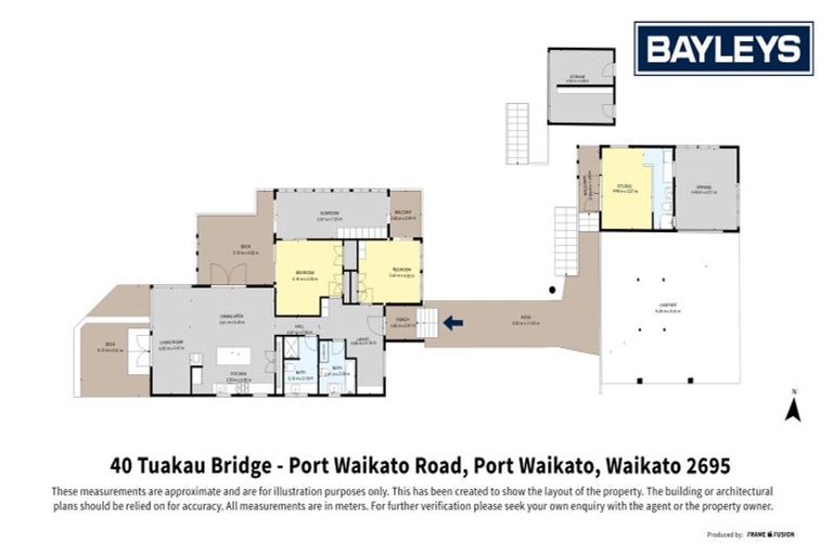 Photo of property in 40 Tuakau Bridge-port Waikato Road, Port Waikato, Tuakau, 2695