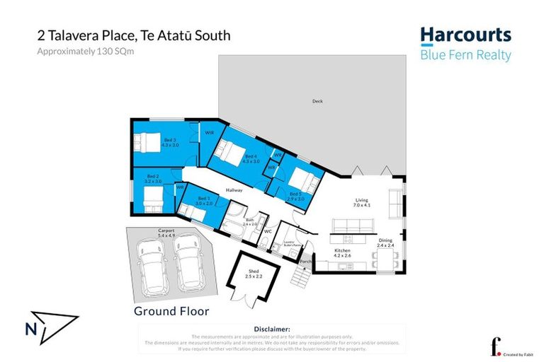 Photo of property in 2 Talavera Place, Te Atatu South, Auckland, 0602