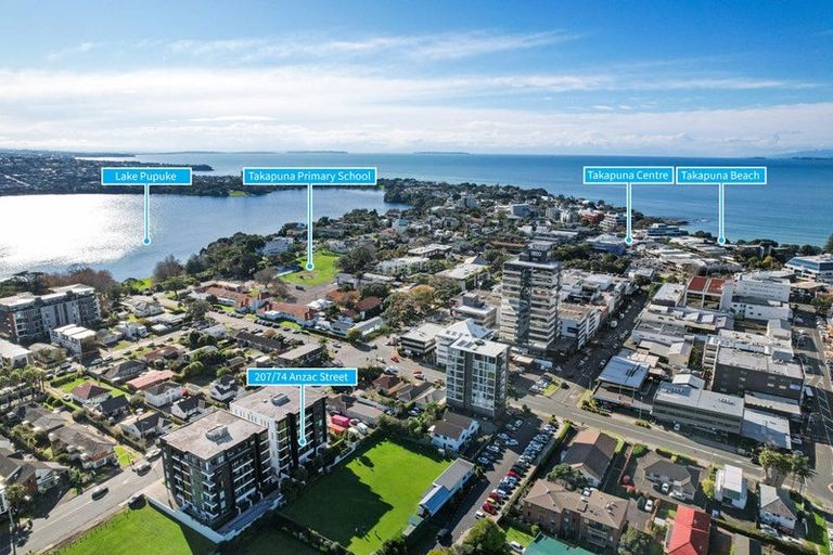 Photo of property in Frank Sargeson Apts, 207/74 Anzac Street, Takapuna, Auckland, 0622