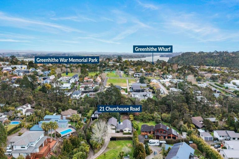 Photo of property in 21 Churchouse Road, Greenhithe, Auckland, 0632