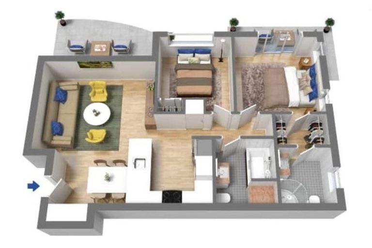 Photo of property in Apollo Apartments, 201/46 Rosedale Road, Rosedale, Auckland, 0632