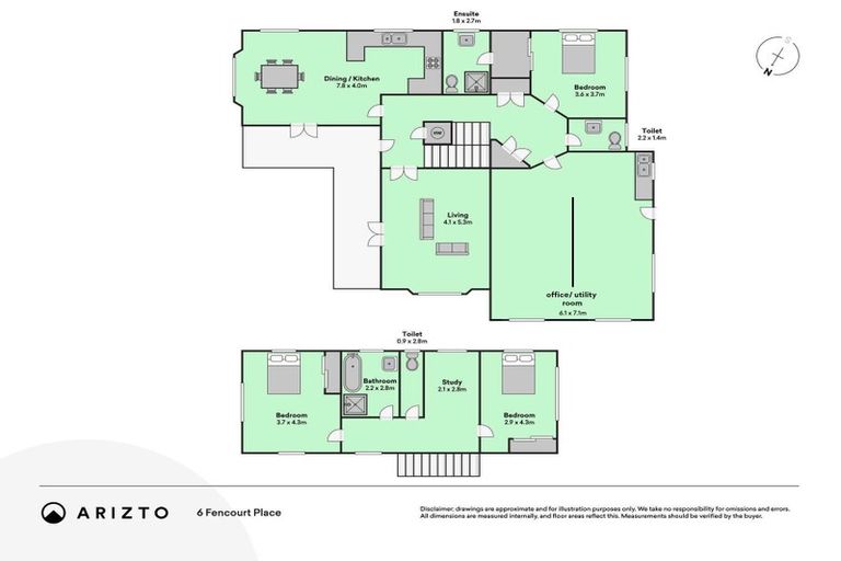 Photo of property in 6 Fencourt Place, Rototuna North, Hamilton, 3210