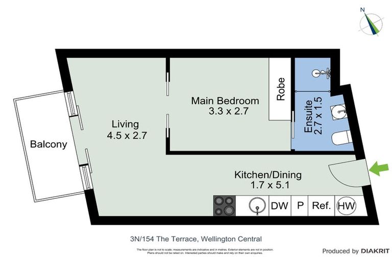 Photo of property in Atrium Apartments, 3n/154 The Terrace, Wellington Central, Wellington, 6011