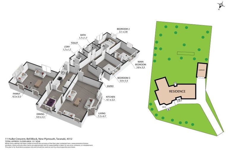 Photo of property in 11 Hulke Crescent, Bell Block, New Plymouth, 4312