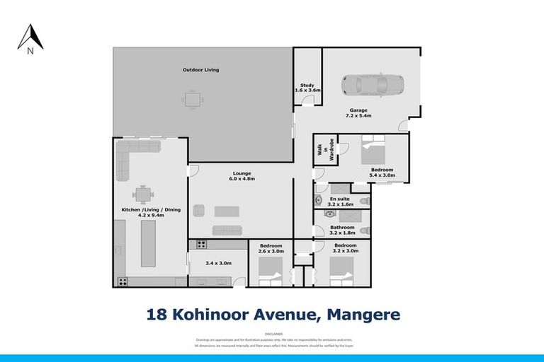 Photo of property in 18 Kohinoor Avenue, Mangere, Auckland, 2022