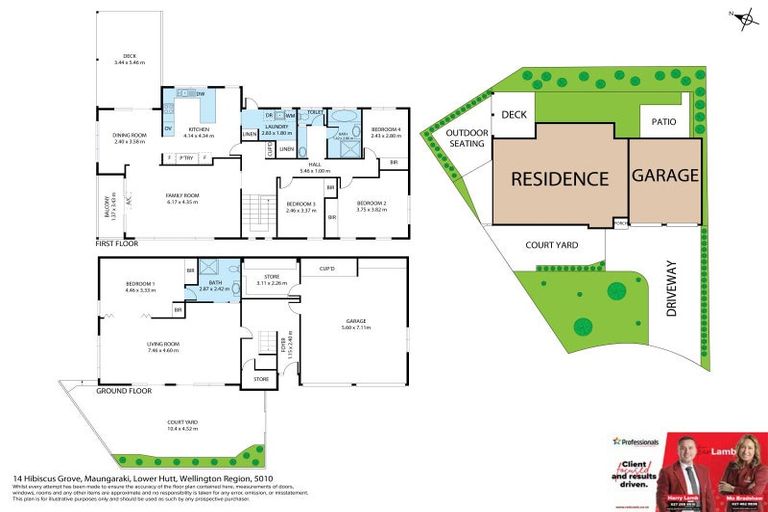 Photo of property in 14 Hibiscus Grove, Maungaraki, Lower Hutt, 5010