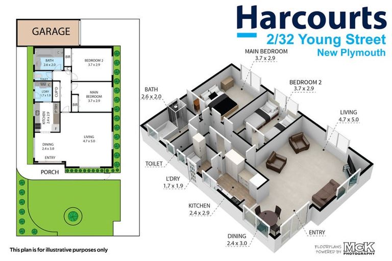 Photo of property in 2/32 Young Street, New Plymouth, 4310