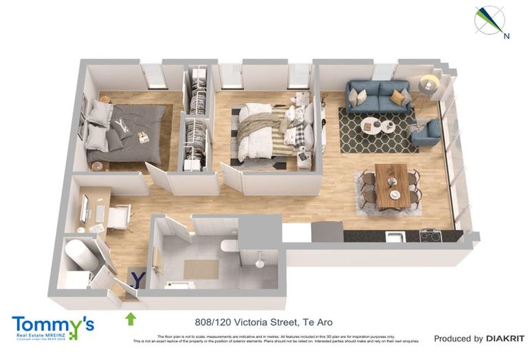 Photo of property in A C Nielsen House, 808/120 Victoria Street, Te Aro, Wellington, 6011