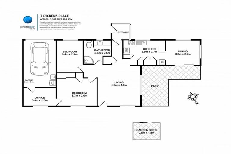 Photo of property in 7 Dickens Place, Leamington, Cambridge, 3432