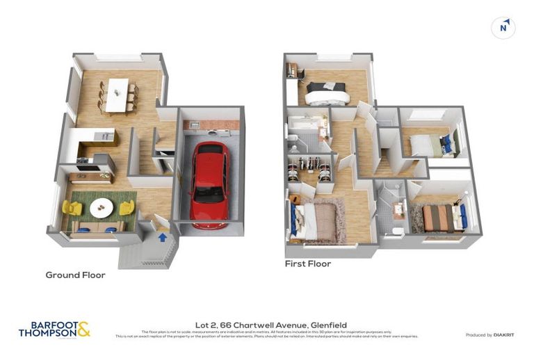 Photo of property in 66b Chartwell Avenue, Glenfield, Auckland, 0629