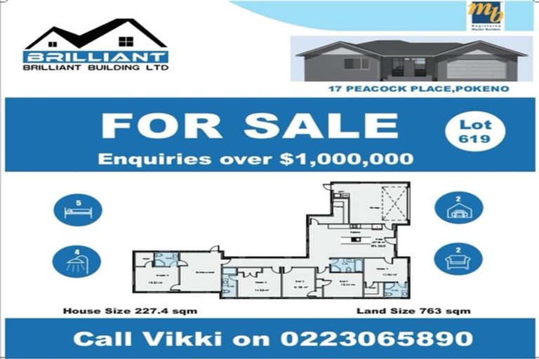 Photo of property in 17 Peacock Place, Pokeno, 2402