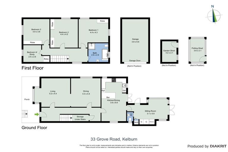 Photo of property in 33 Grove Road, Kelburn, Wellington, 6012