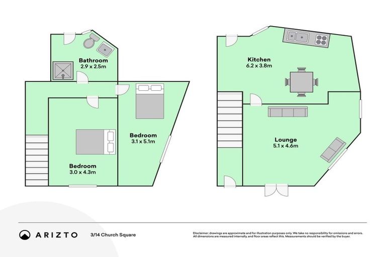 Photo of property in 3/14 Church Square, Addington, Christchurch, 8024