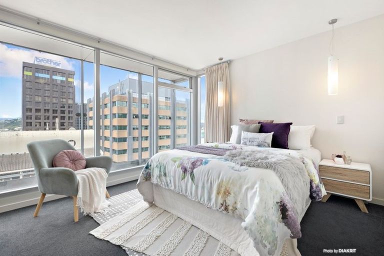 Photo of property in Montreaux Apartments, 10d/164 The Terrace, Wellington Central, Wellington, 6011