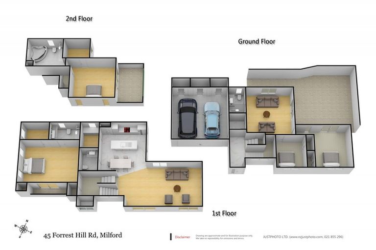 Photo of property in 45 Forrest Hill Road, Milford, Auckland, 0620