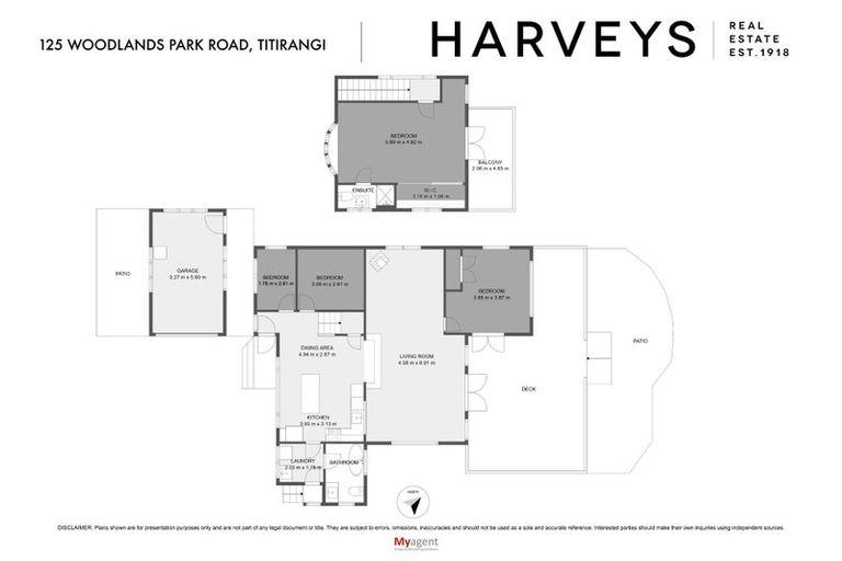 Photo of property in 125 Woodlands Park Road, Titirangi, Auckland, 0604