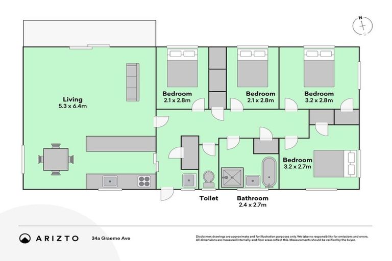 Photo of property in 34a Graeme Avenue, Mangere East, Auckland, 2024