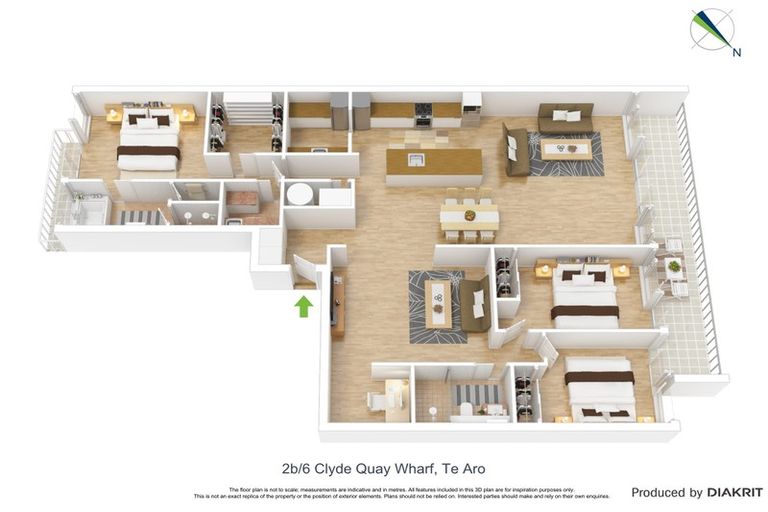 Photo of property in Clyde Quay Wharf, 2b/6 Clyde Quay Wharf, Te Aro, Wellington, 6011