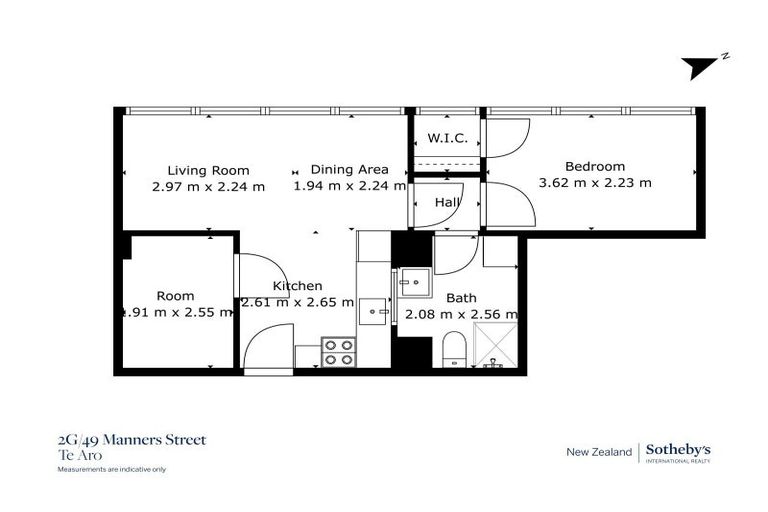 Photo of property in Regency Apartments, 2g/49 Manners Street, Te Aro, Wellington, 6011