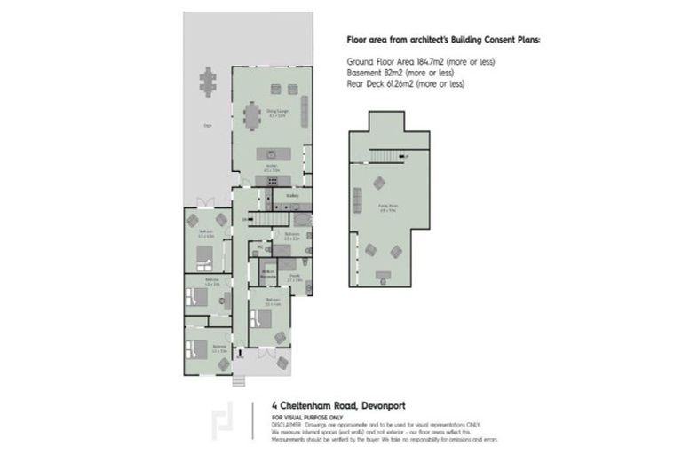 Photo of property in 4 Cheltenham Road, Devonport, Auckland, 0624