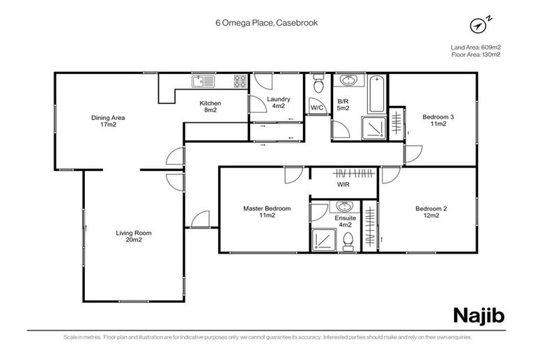 Photo of property in 6 Omega Place, Casebrook, Christchurch, 8051